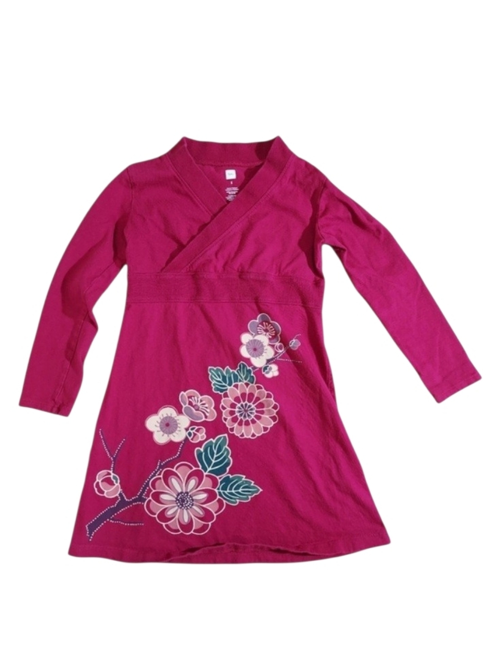 Tea Collection pink Akira wrap dress 5